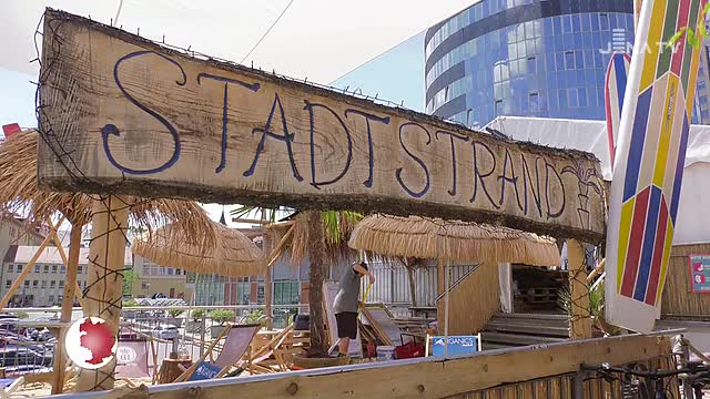 Stadtstrand eröffnet: In der Johannisstraße kann man wieder sommerliches Flair erleben