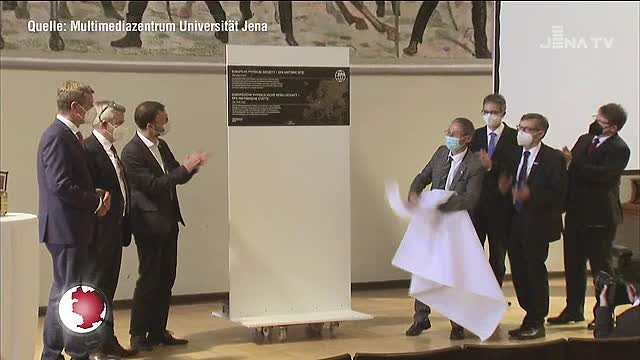 Titel für Saalestadt: Jena wurde bei einem Festakt als „Historische Stätte der Physik“ ausgezeichnet