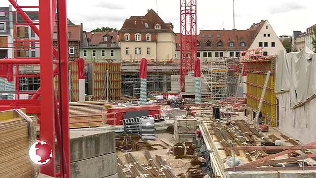 Baustelle: Am Inselplatz wächst der Universitäts-Campus in die Höhe