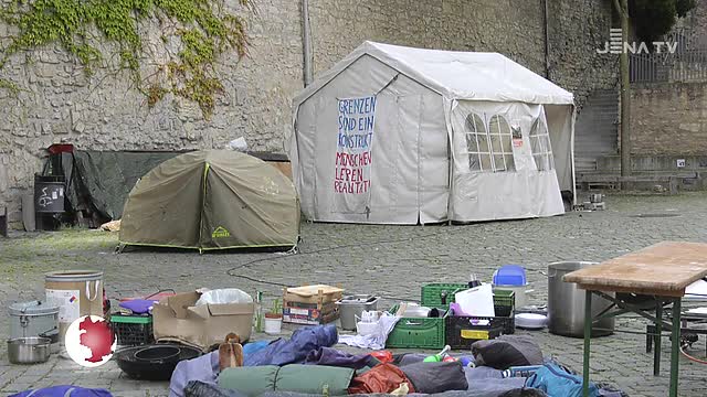 Camp geräumt: Die Aktivisten der Seebrücke haben ihre Dauermahnwache am Faulloch beendet