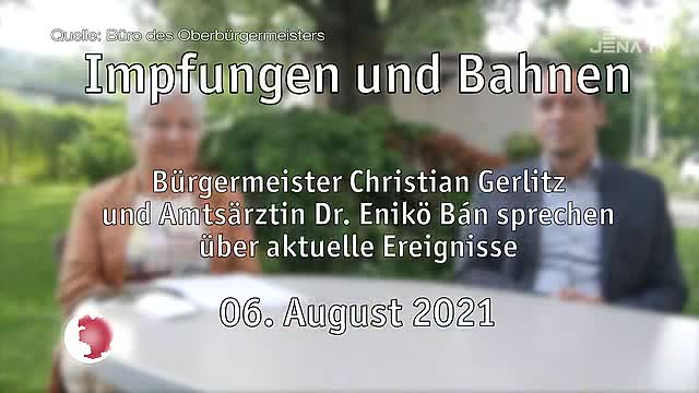Besonderes Projekt: Im wöchentlichen Pressegespräch informiert Bürgermeister Christian Gerlitz unter anderem über die Im