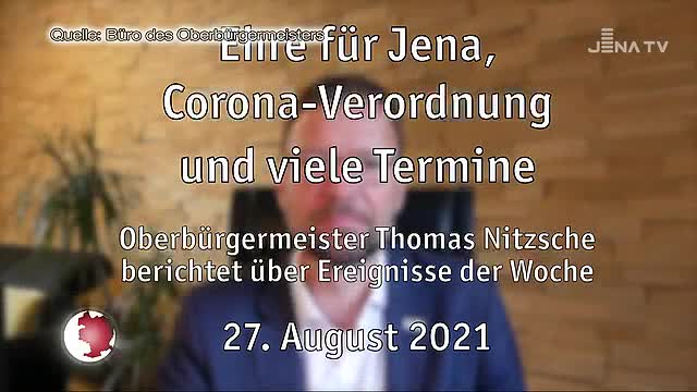 Informiert: Oberbürgermeister Thomas Nitzsche blickt auf die Ereignisse der Woche zurück