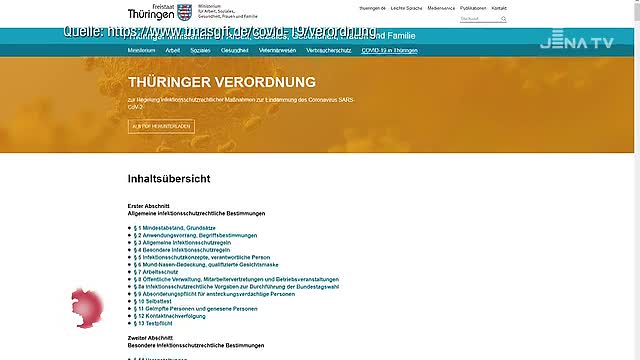 Überarbeitet: In Thüringen gilt seit heute eine neue Corona-Verordnung 