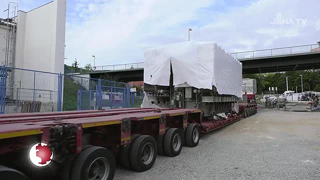 Neue Großtransformatoren: Für das Umspannwerk Jena wurde schwere Technik angeliefert
