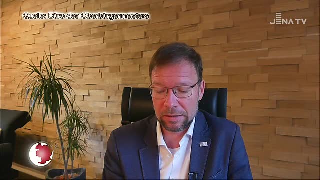 Informiert: Oberbürgermeister Thomas Nitzsche spannt in seiner Wochen-Botschaft einen weiten Bogen