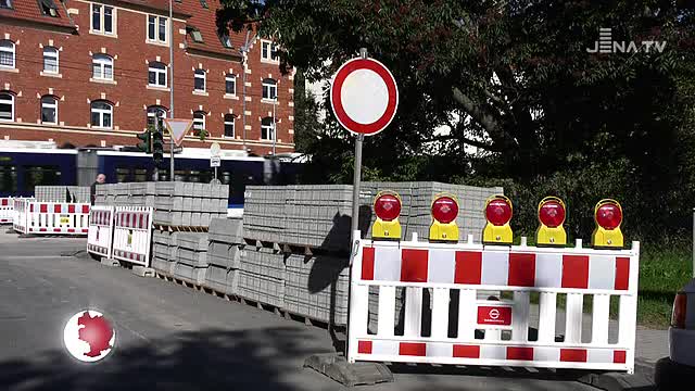 Zeitplan korrigiert: Die Baustelle in der Dornburger Straße muss im nächsten Jahr fortgeführt werden