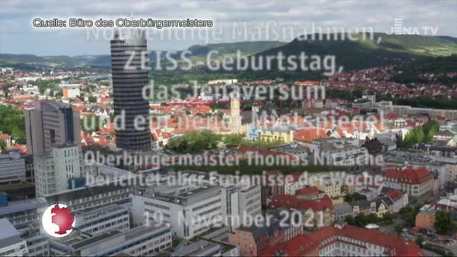 Jenaer Wochenbotschaft: Oberbürgermeister Thomas Nitzsche spricht unter anderem über die Allgemeinverfügung, einen Impfa