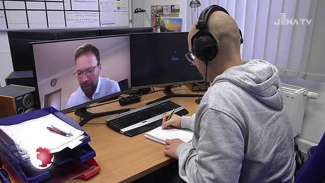 Pressegespräch veranstaltet: Oberbürgermeister Thomas Nitzsche spricht unter anderem über den Zensus2022