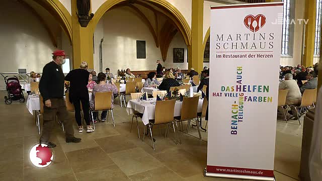 Restaurant der Herzen: In der Stadtkirche wurde zum fünften Mal der Martinsschmaus veranstaltet