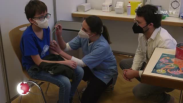 Impfzentrum für die Kleinen: Im Volkshaus können täglich bis zu 300 Kinder geimpft werden 