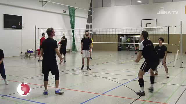 Sport an der Hochschule: Bei der Weihnachts-Turnierwoche wurde auch Volleyball gespielt 