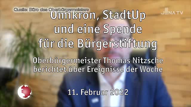 Wöchentlicher Rückblick: Oberbürgermeister Thomas Nitzsche über Corona, „Stadt-Up“ und Bürgerstiftung