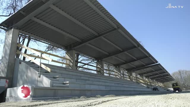 Fortschritte für Leichtathletik-Stadion: An der Wöllnitzer Straße soll bis Juni der erste Bauabschnitt beendet sein