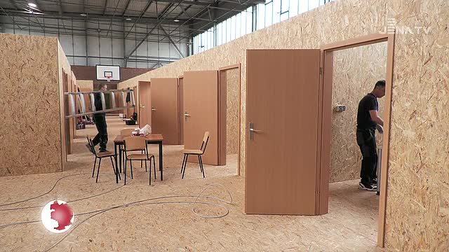 Turnhallen als Notunterkünfte: Die Vorbereitungen für die Aufnahme ukrainischer Flüchtlinge laufen auf Hochtouren