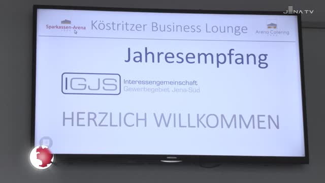 Jahresempfang für Unternehmer: Der Gewerbeverein Jena-Süd lud in die Sparkassen-Arena ein