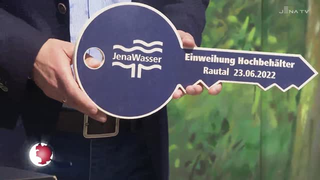 Wasserversorgung: Der Trinkwasser-Hochbehälter im Rautal wurde feierlich eingeweiht
