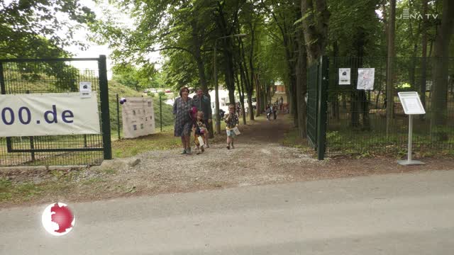 Sportlich: Beim Familienwandertag rund um den Otto-Schott-Platz waren Klein und Groß unterwegs