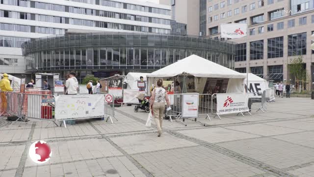 Ärzte ohne Grenzen: Die Hilfsorganisation präsentiert sich in einer Freilichtausstellung