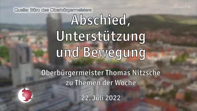 Informativ: Der Oberbürgermeister blickt auf eine aufregende Woche zurück 