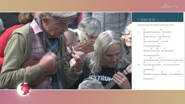 Ukulelefest: Zum Abschluss des Jenaer Altstadtfestes gab es eine Thüringen-Premiere 