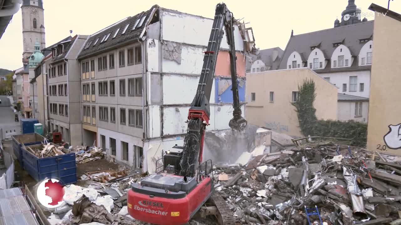 Häuserabriss: In der Saalstraße verschwinden die Wohnblocks aus DDR-Zeiten 