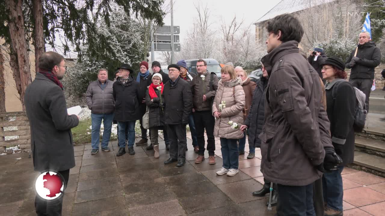 Erinnern: Am Denkmal am Heinrichsberg wurde heute der Opfer der NS-Gewaltherrschaft gedacht