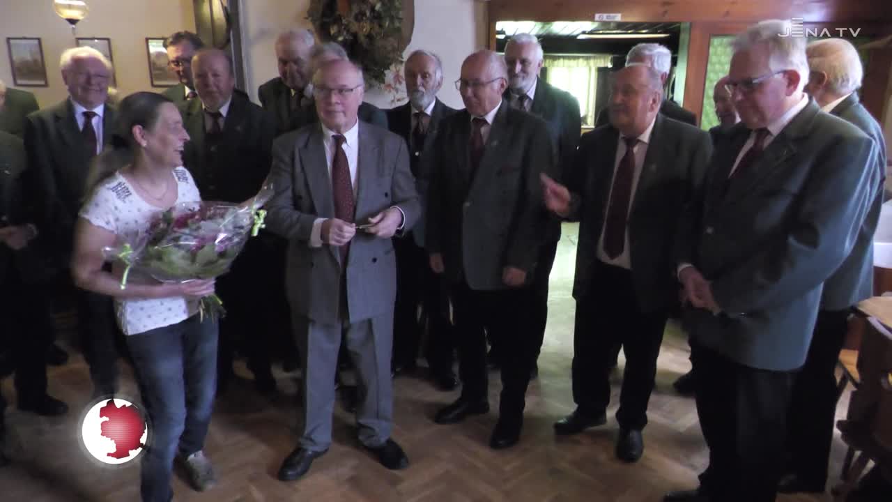 160 Jahre Schankrecht: Das Jubiläum wurde in der Berggaststätte Forsthaus zunächst im Kleinen gefeiert 