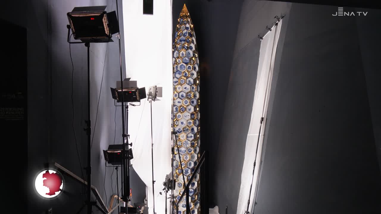 Digitalisiert: Auf der Leuchtenburg in Kahla entsteht ein Modell der größten Porzellan-Vase der Welt 