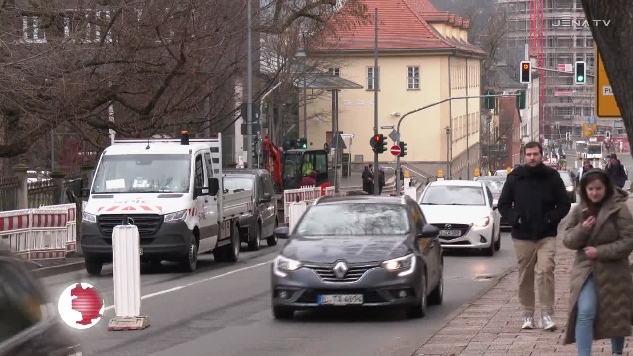 Für die Gehwegerneuerung: Der Fürstengraben ist seit heute wieder halbseitig gesperrt