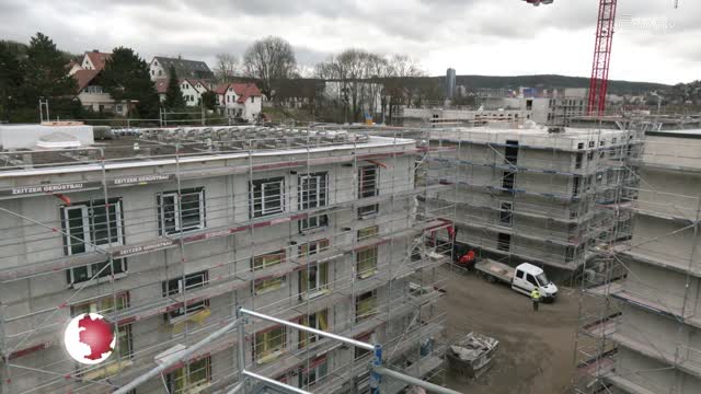 Baufortschritt: Das Wohn-Großprojekt „Erlenhöfe“ der WG „Carl Zeiss“ biegt auf die Zielgerade ein