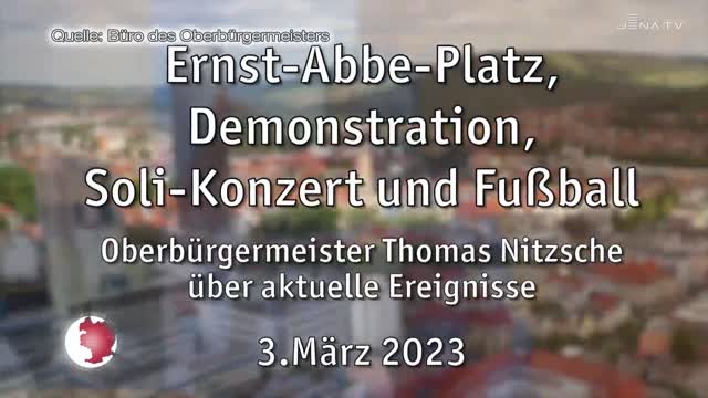Wöchentliche Botschaft: Im Video blickt Oberbürgermeister Thomas Nitzsche zurück und nach vorn