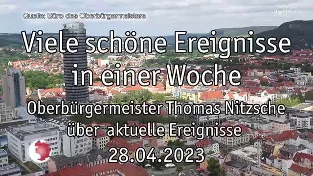 Woche bilanziert: Oberbürgermeister Thomas Nitzsche spricht u.a. über Feste, Tourismus und Umweltschutz