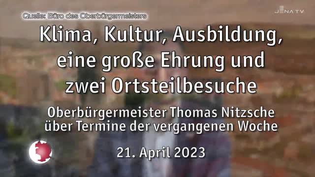 Oberbürgermeister im Video – Das Stadtoberhaupt blickt auf die Woche zurück