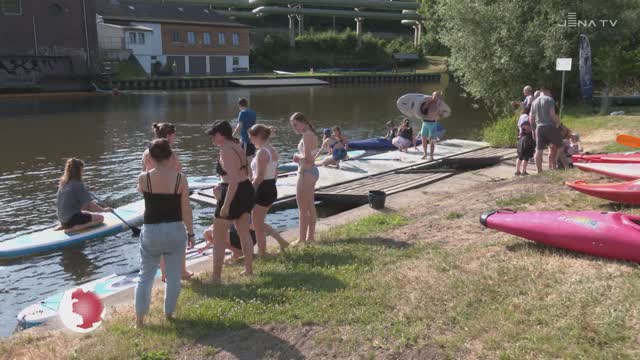 Bewegung für die Jenaer – Am Unisportzentrum konnten viele Angebote ausprobiert werden