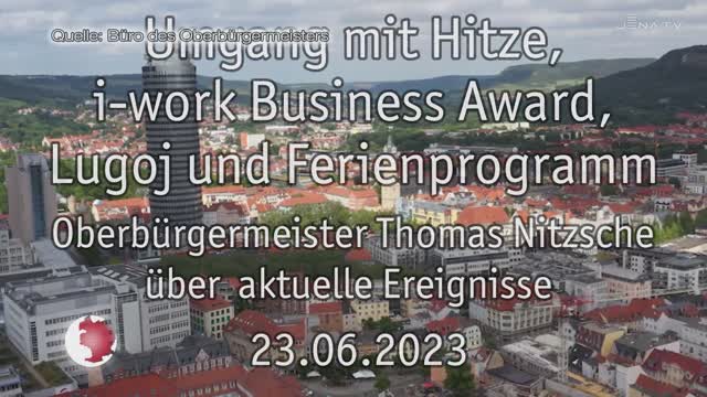 Video des Oberbürgermeisters – Thomas Nitzsche spricht über die wichtigsten Themen der Woche