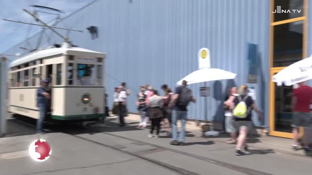 Betriebshof geöffnet – Der Jenaer Nahverkehr gewährte einen Einblick hinter die Kulissen