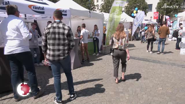 Berufe vorgestellt – Der 4. jobwalk Jena lud zum Bummeln und Bewerben ein