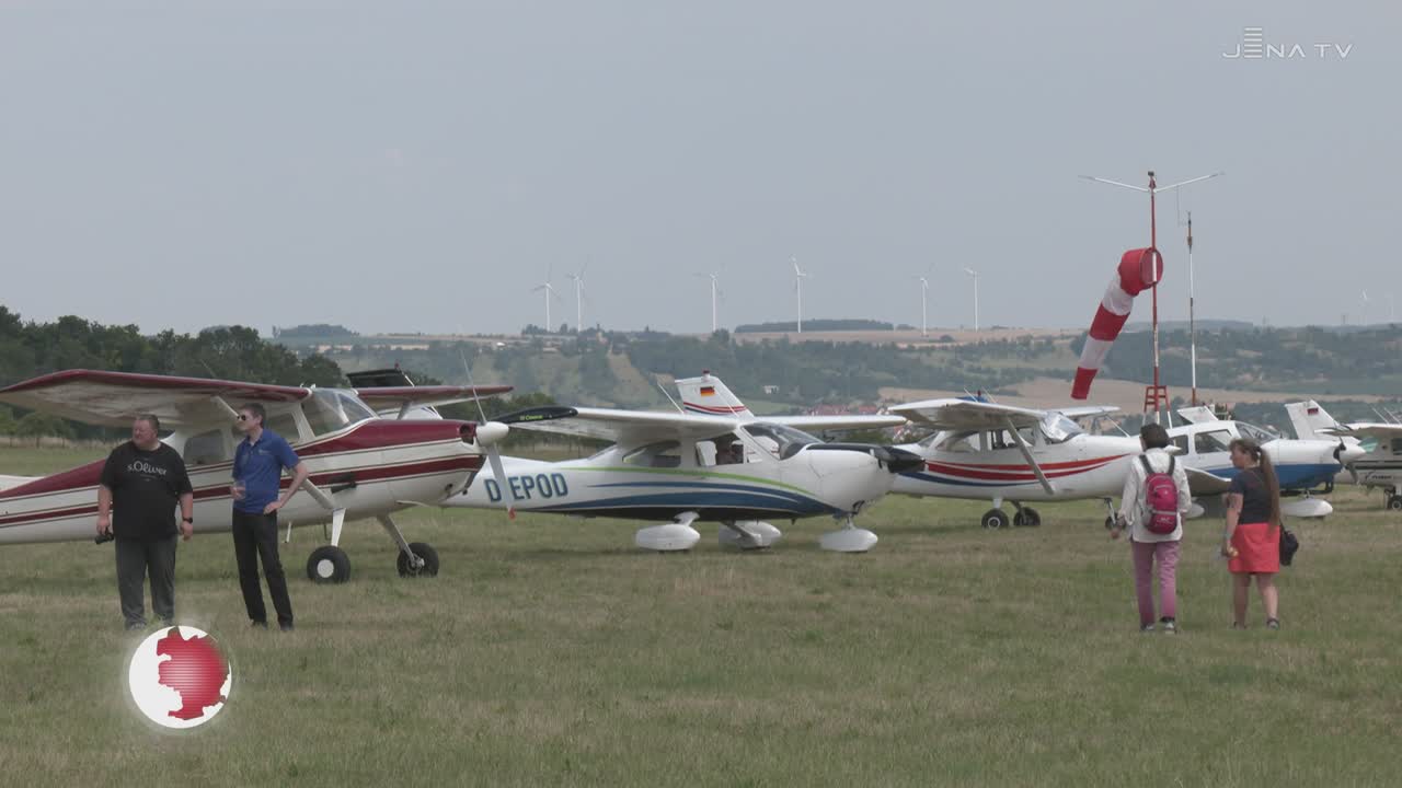 Flugbegeisterung - CESSNA-Treffen auf dem Flugplatz Schöngleina