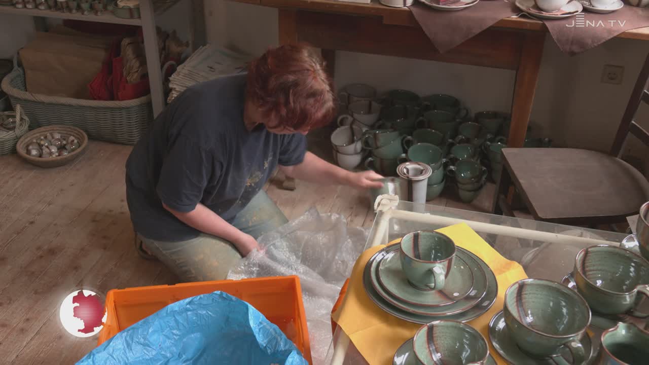 Kreatives Handwerk – Über 60 Töpfer auf dem Jenaer Marktplatz