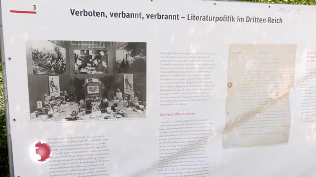 Verbrannte Orte - Wanderausstellung über die NS-Bücherverbrennungen ab 1933
