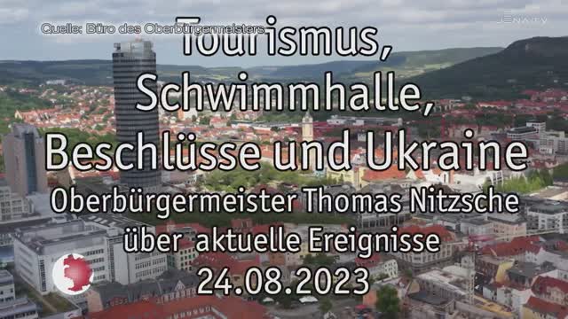 Video aufgezeichnet – Oberbürgermeister Thomas Nitzsche spricht über die Themen der Woche