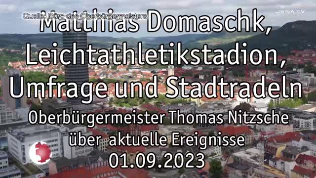 Wöchentliche Videobotschaft – Oberbürgermeister Thomas Nitzsche spricht über wichtige Themen