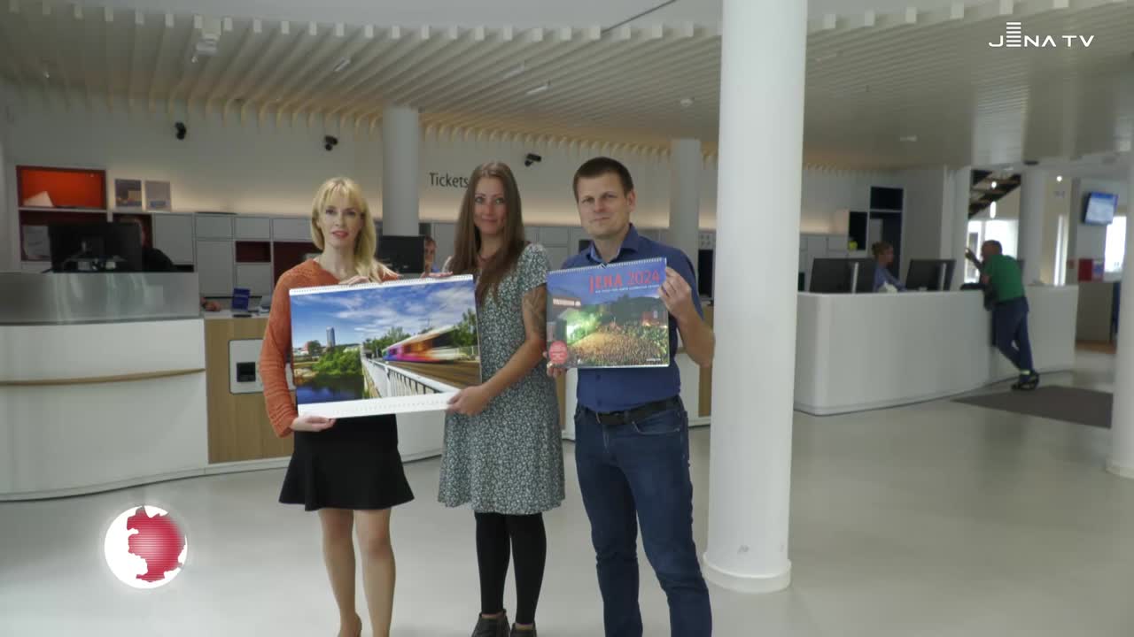 Schöne Bilder im Großformat – Tino Zippel hat wieder einen Jena-Kalender gestaltet