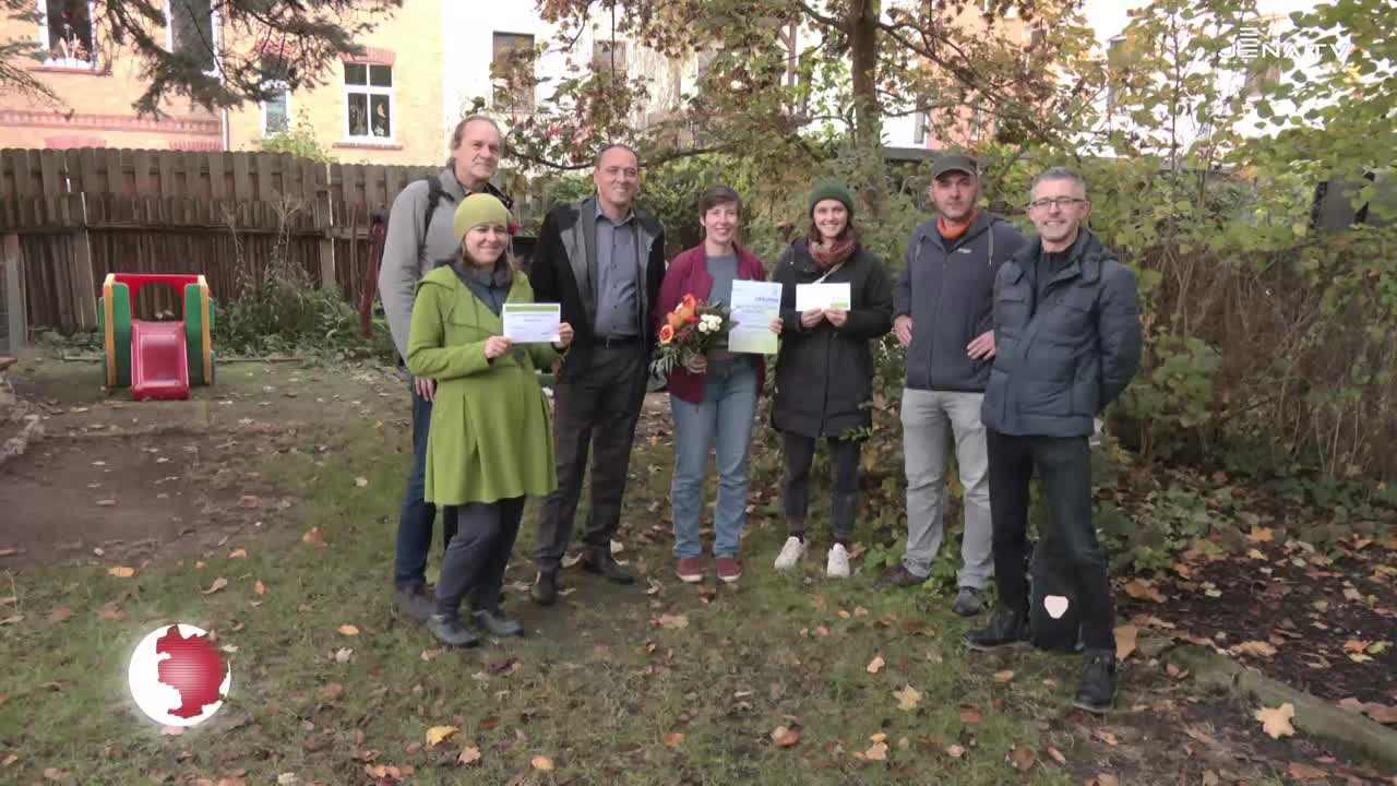 Grüne Oase – Innenhofgestaltung in der Lutherstraße ausgezeichnet