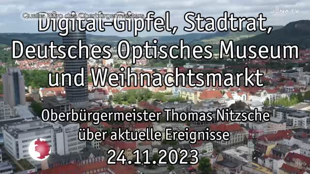 OB-Video – Oberbürgermeister Thomas Nitzsche blickt auf die vergangene Woche zurück