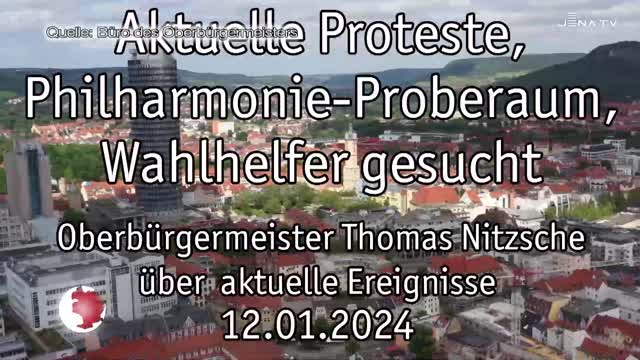 OB-Video – Oberbürgermeister Thomas Nitzsche blickt auf die ersten Tage im neuen Jahr zurück