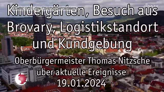 OB-Video – Oberbürgermeister Thomas Nitzsche blickt auf die ersten Tage im neuen Jahr zurück