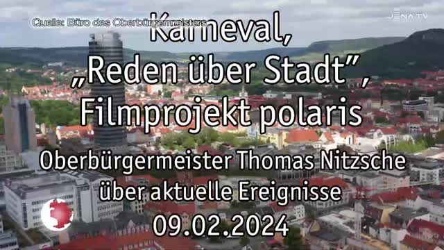 OB-Video – Oberbürgermeister Thomas Nitzsche blickt auf die letzte Woche zurück