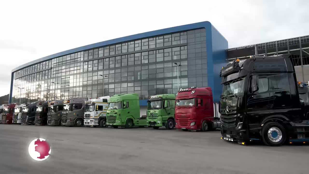 Lkw-Sternfahrt – Schwer kranke Kinder als Beifahrer