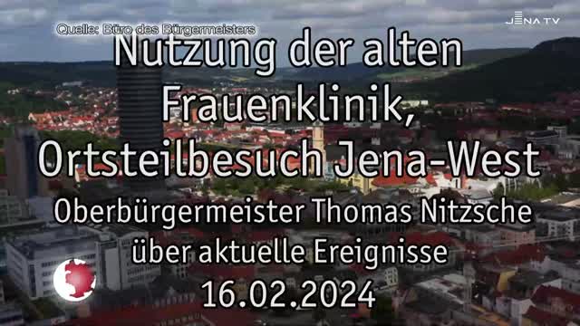 Oberbürgermeister Thomas Nitzsche blickt auf die letzte Woche zurück